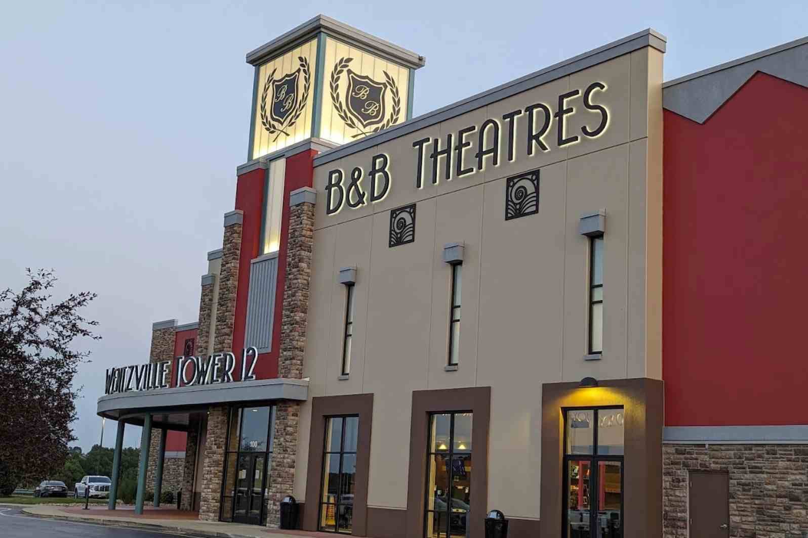 b&b theatres wentzville tower 12