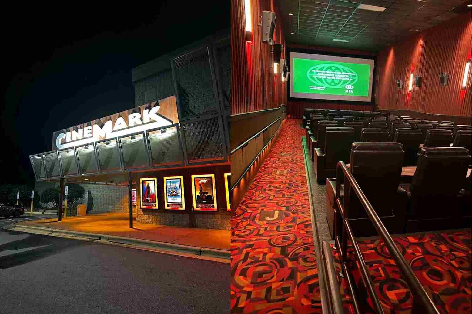cinemark bistro at the carolina asheville