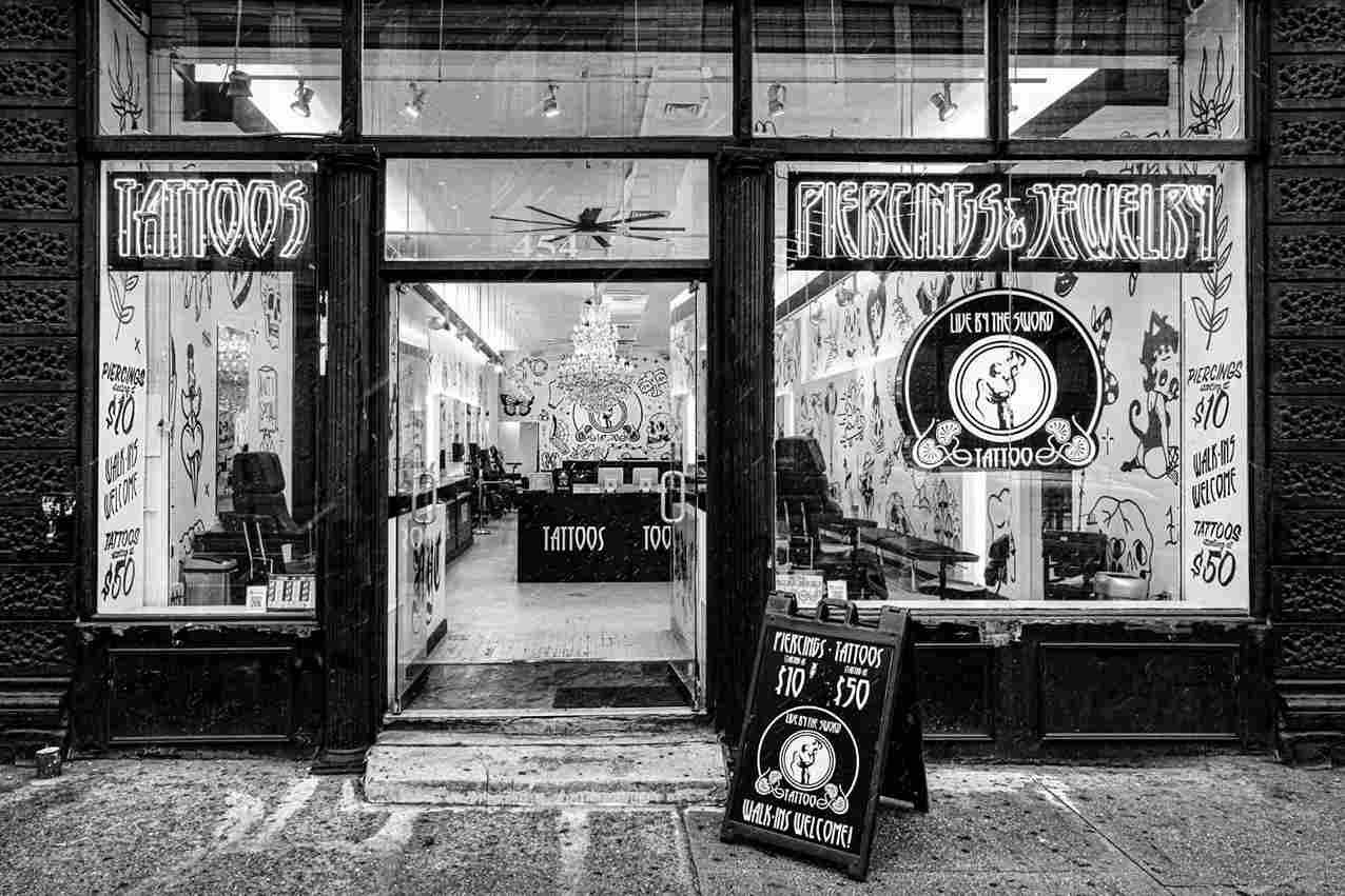live by the sword tattoo soho